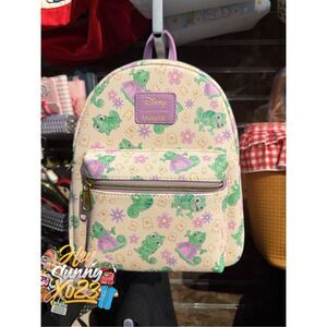 Loungefly Disney Tangled Pascal Floral Mini Backpack